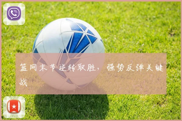 篮网末节逆转取胜，强势反弹关键战
